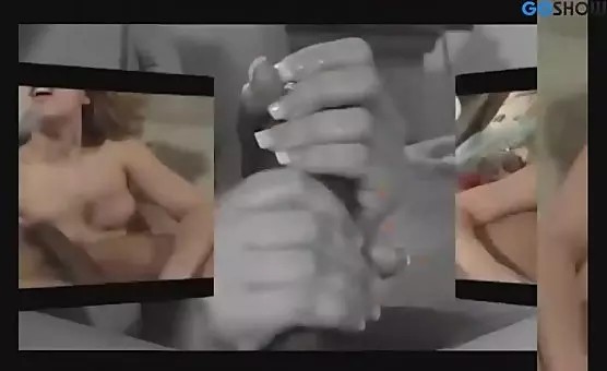 Slutty Naked Lady Masturbates Gives Blowjob Simultaneously